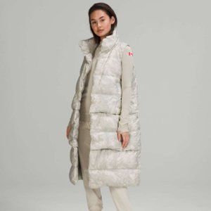 Lululemon Transformable Parka Maple Metamorphosis Light Neutral Multi Size 4